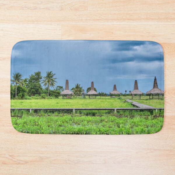 Item preview, Ephemeral Painting: Rice Fields under the Storm designed and sold by franck380.