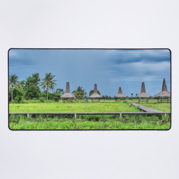 Item preview, Ephemeral Painting: Rice Fields under the Storm designed and sold by franck380.