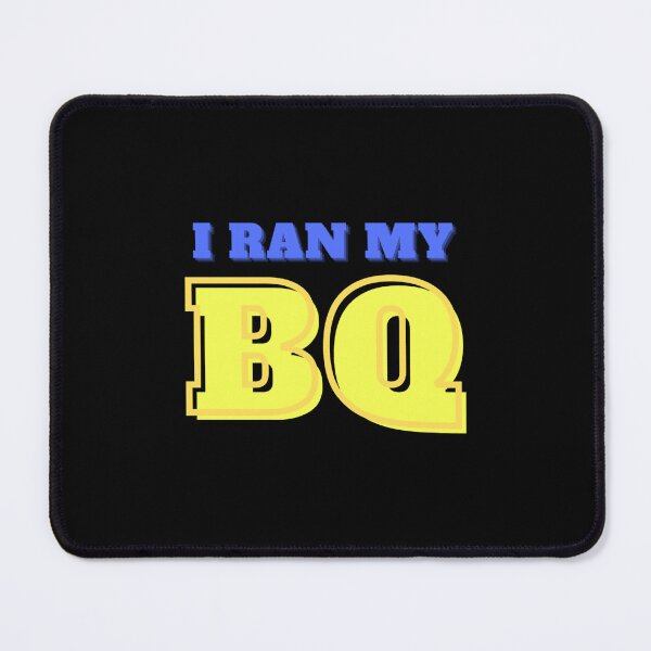 Item preview, I Ran My BQ designed and sold by VintageImagerye.