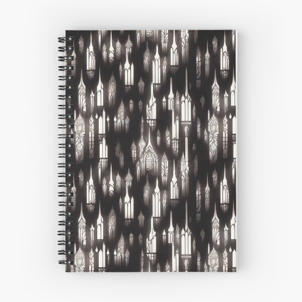 Item preview, Dark City Neo-Gothic Ethereal Architecture Pattern designed and sold by entwithanaxe.