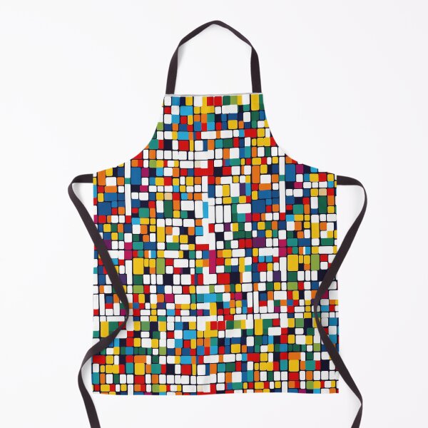 Item preview, Colorful square abstract pattern designed and sold by tinytwist.