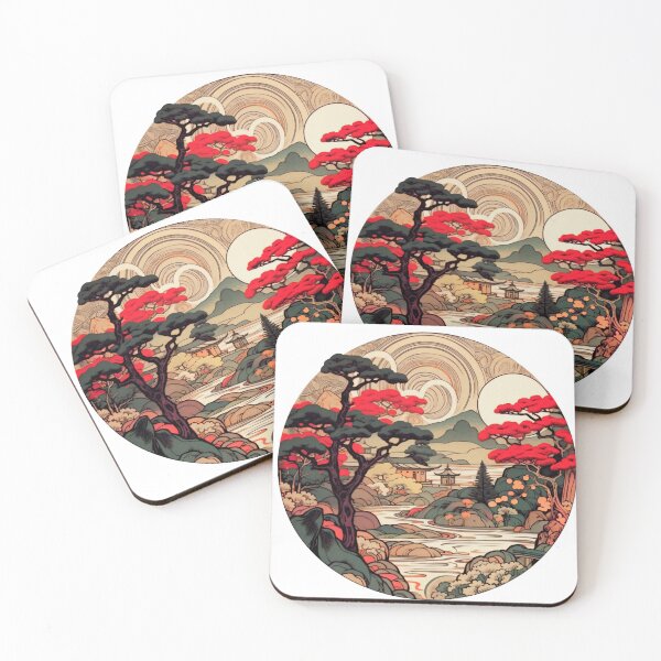 Item preview, Japanese Zen Garden Landscape designed and sold by entwithanaxe.