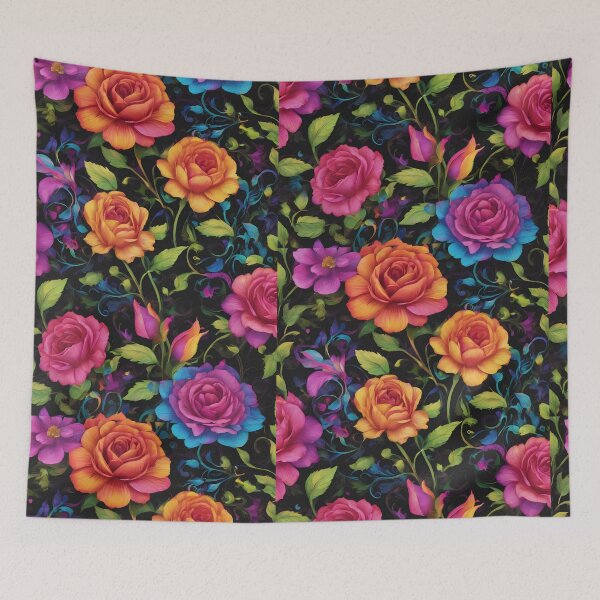 Artikelvorschau, Textile Blumen Traumlandschaft entworfen und verkauft von spyduckz.