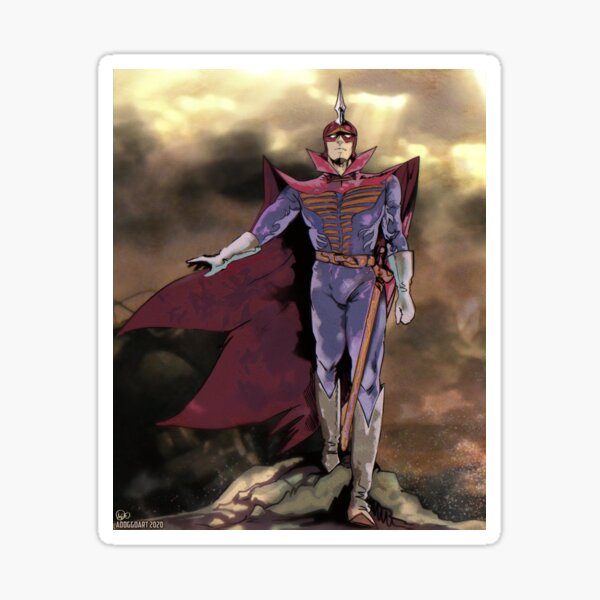Lord Sandrake DnD Sci Fi Fantasy Anime Poster Print Sticker