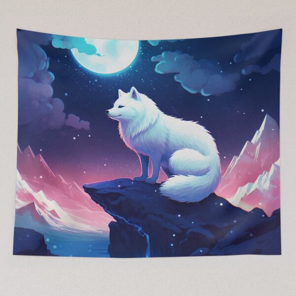 Item preview, Arctic Fox Lofi || Mountain River Dream designed and sold by UmuuStudio.