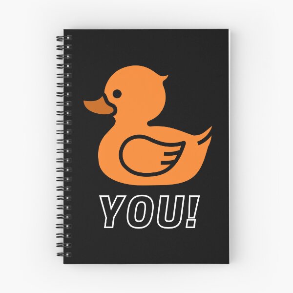 Aperçu de l'œuvre Duck You - Canard en caoutchouc orange créée et vendue par DavidsDucks.
