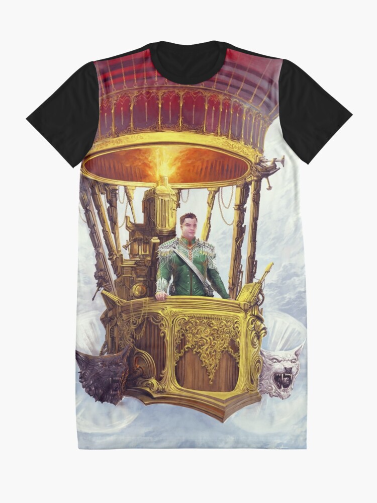 Alternate view of Lighter Than Air Chariot Graphic T-Shirt Dress