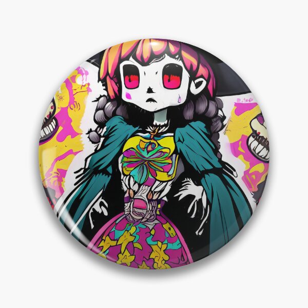 Item preview, Anime Elegance: La Calavera Catrina Tee designed and sold by pavelrmata.