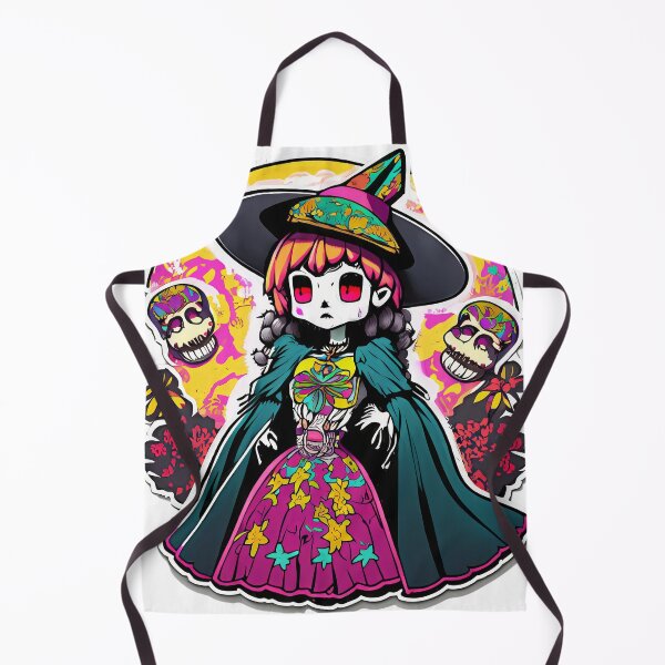Item preview, Anime Elegance: La Calavera Catrina Tee designed and sold by pavelrmata.