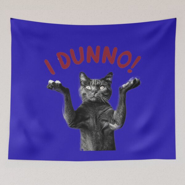 Aperçu de l'œuvre Chat sans la moindre idée, je ne sais pas créée et vendue par Glamalt.