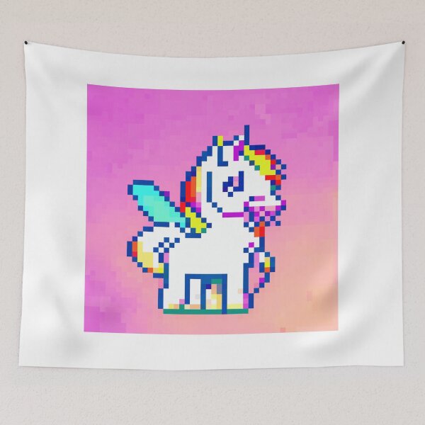 Item preview, Unicornio arcoíris número 7 designed and sold by PIXELS ART.