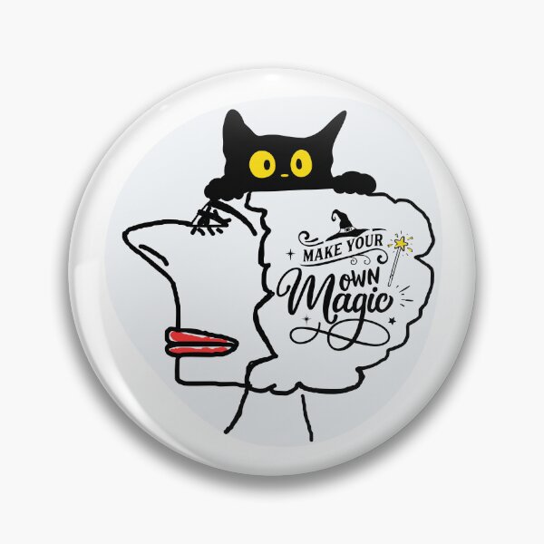 Item preview, Witch and black cat designed and sold by DLGstudio.
