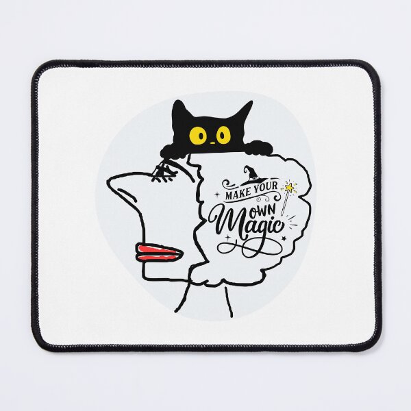Item preview, Witch and black cat designed and sold by DLGstudio.