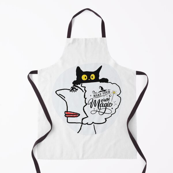 Item preview, Witch and black cat designed and sold by DLGstudio.