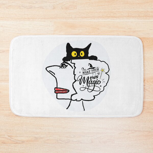 Item preview, Witch and black cat designed and sold by DLGstudio.