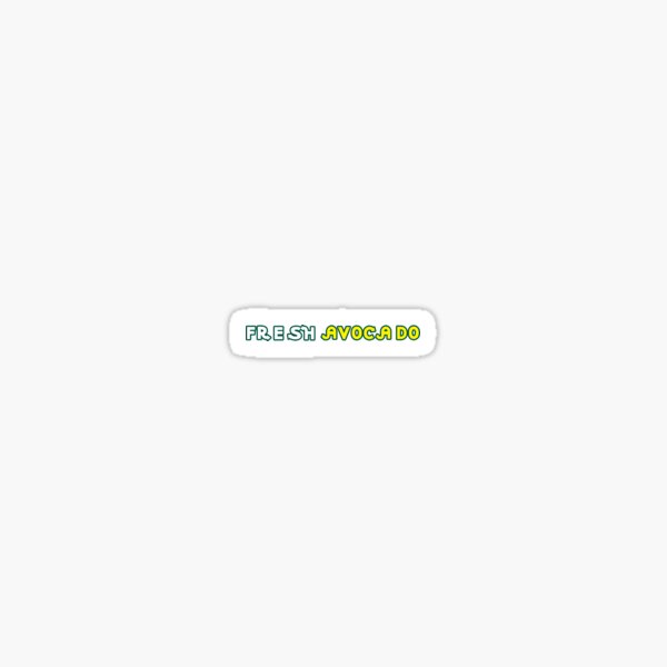 Fre e sh Avoca do Sticker