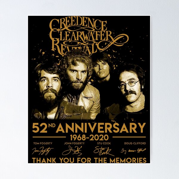 Item preview, 52 Years Creedence Clearwater Revival designed and sold by ChaiSonSaewong.