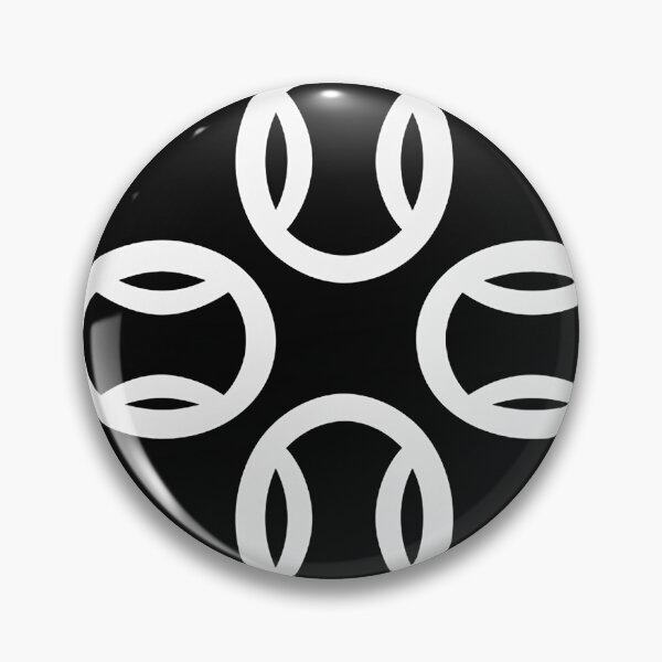 Item preview, Monochrome Mastery: Black & White Circular Grid Design designed and sold by PaintbrushPlace.