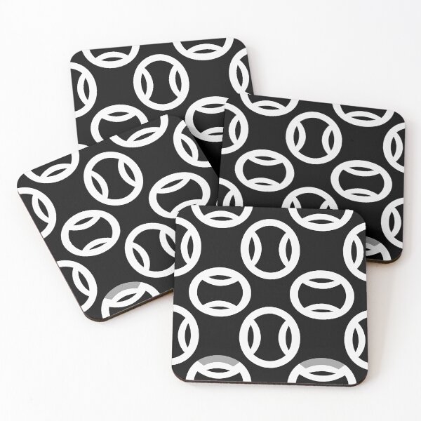 Item preview, Monochrome Mastery: Black & White Circular Grid Design designed and sold by PaintbrushPlace.