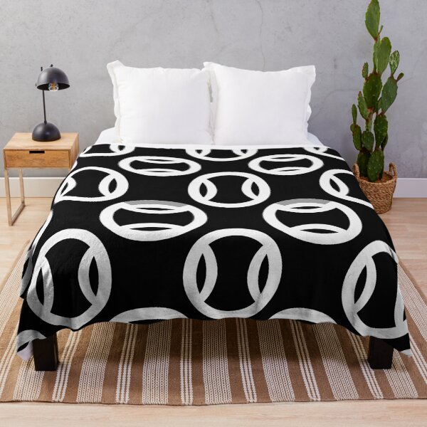 Item preview, Monochrome Mastery: Black & White Circular Grid Design designed and sold by PaintbrushPlace.