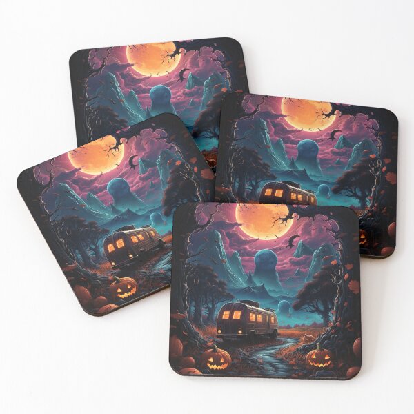 Item preview, Spooky Halloween ride, Sunset designed and sold by CosmicBlesedEye.