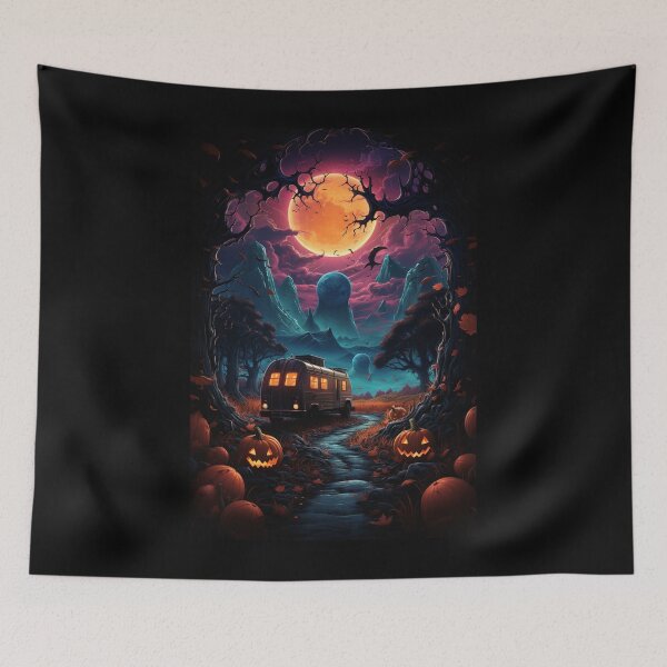 Item preview, Spooky Halloween ride, Sunset designed and sold by CosmicBlesedEye.