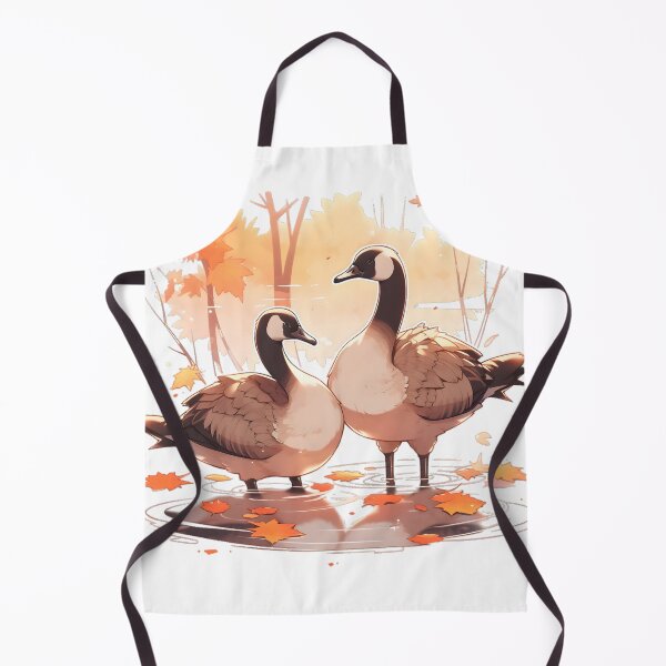 Item preview, Canadian Geese in Fall Waterscape designed and sold by InkedBeasts.