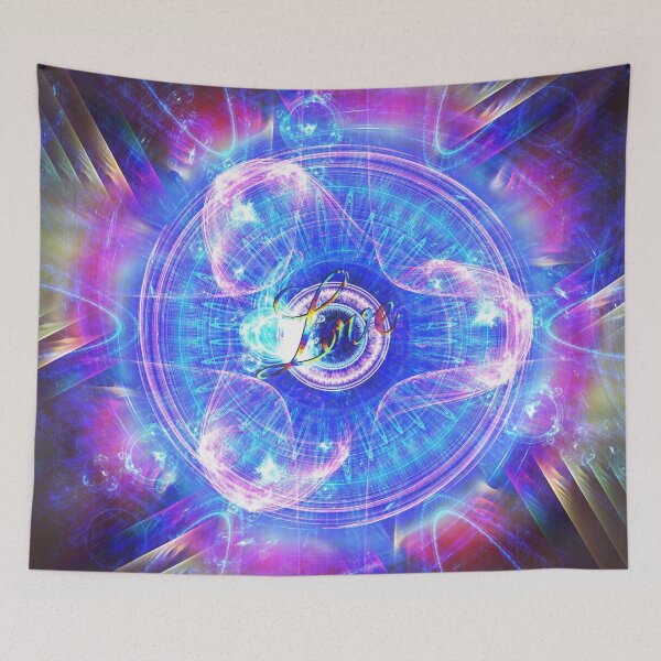 Item preview, A Glimmer in a Future Tye-Dye Vortex [Love][Slight Hex][Complex Hex] | Fractal Art by Douglas James designed and sold by SirDouglasFresh.