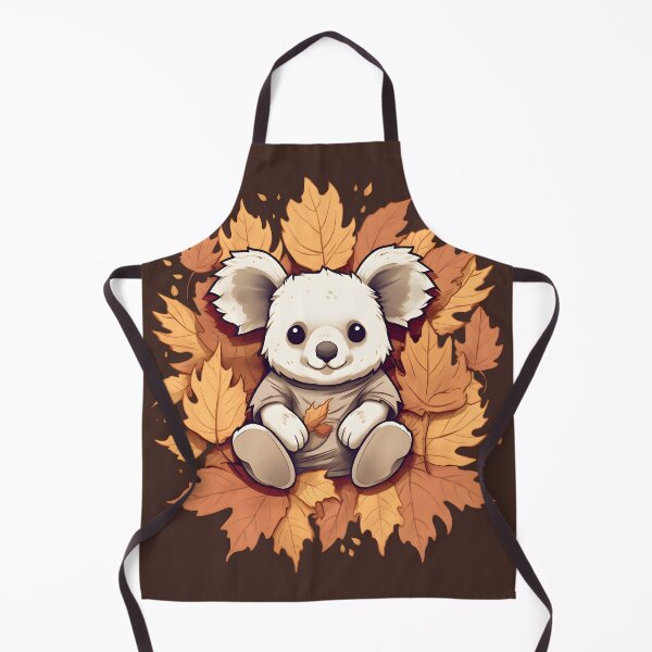 Item preview, Anime Koala in Fall Leaf Bed designed and sold by InkedBeasts.