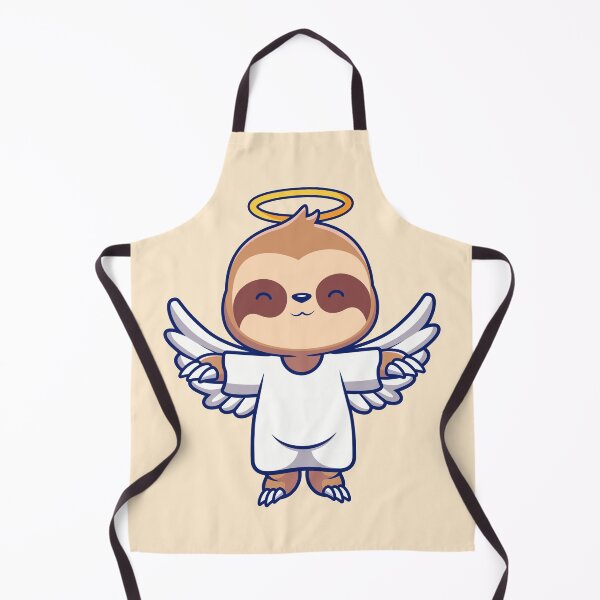 Item preview, Sloth's Serene Soar: Cute Angelic Flight designed and sold by hjian8219.