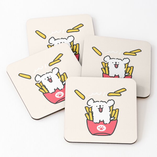 Item preview, Cute Line Puppy Maltese - French Fries designed and sold by sleepycharis.