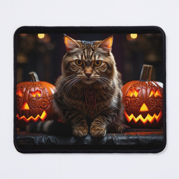 Item preview, Halloween Cat waits for Treats designed and sold by CosmicBlesedEye.