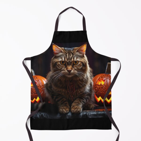Item preview, Halloween Cat waits for Treats designed and sold by CosmicBlesedEye.
