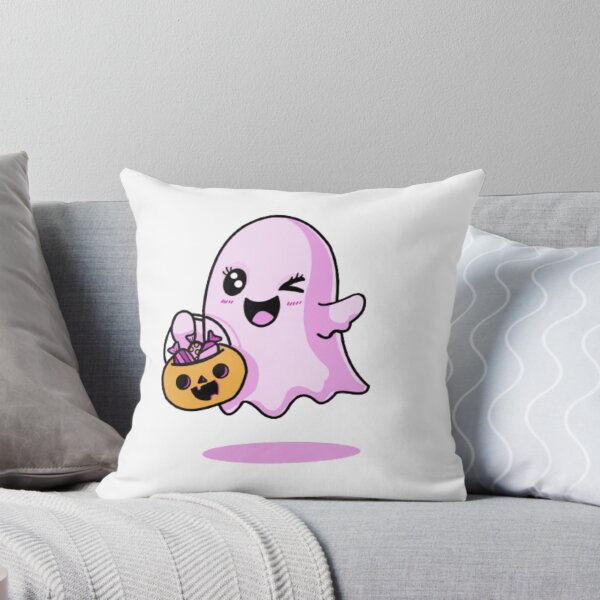 Item preview, Cute Pink Halloween Ghost  designed and sold by Aalyra And Ella.