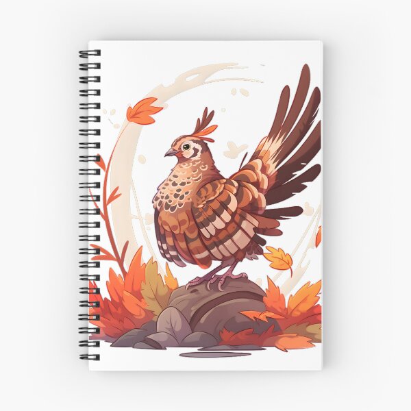 Item preview, Proud Ruffed Grouse on Rock designed and sold by InkedBeasts.