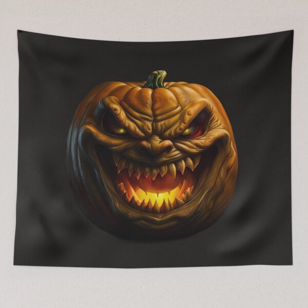 Item preview, Halloween evil pumpkin designed and sold by JackFreestone.