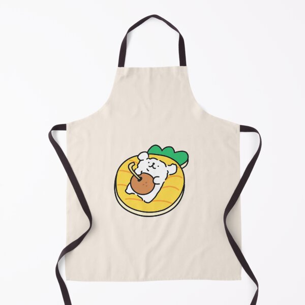 Item preview, Cute Line Puppy Maltese - Pineapple & Coconut designed and sold by sleepycharis.
