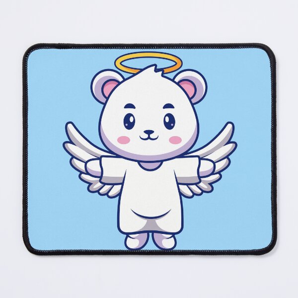 Item preview, Polar Serenity: Cute Angelic Polar Bear designed and sold by hjian8219.