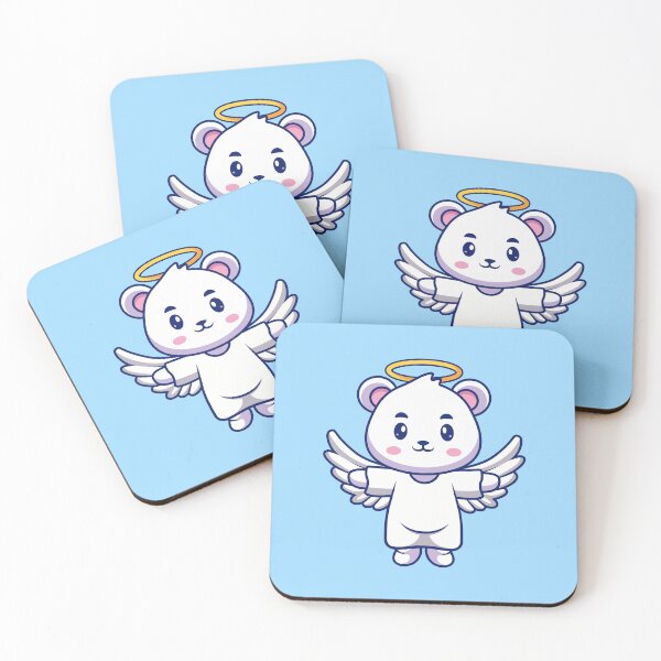 Item preview, Polar Serenity: Cute Angelic Polar Bear designed and sold by hjian8219.