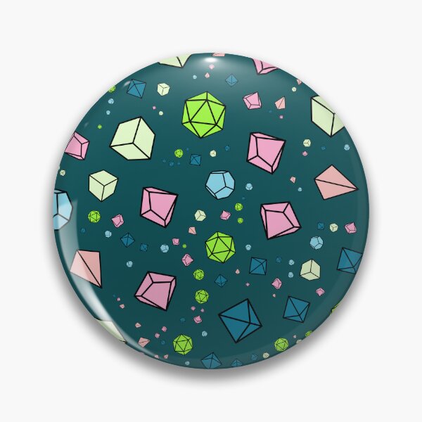 Item preview, Neon Dice Set Pattern Tabletop RPG designed and sold by pixeptional.