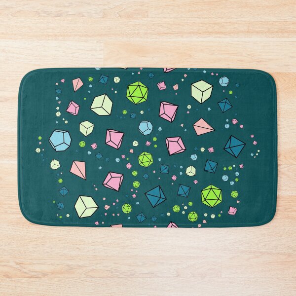 Item preview, Neon Dice Set Pattern Tabletop RPG designed and sold by pixeptional.