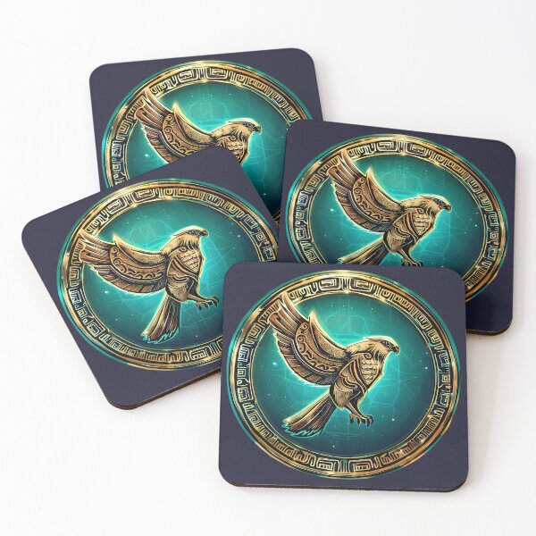 Item preview, Ancient egyptian astrology falcon designed and sold by ColorOfBirds.