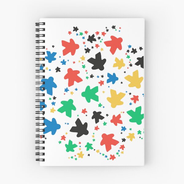 Item preview, Meeple Colorful Pattern Board Games designed and sold by pixeptional.