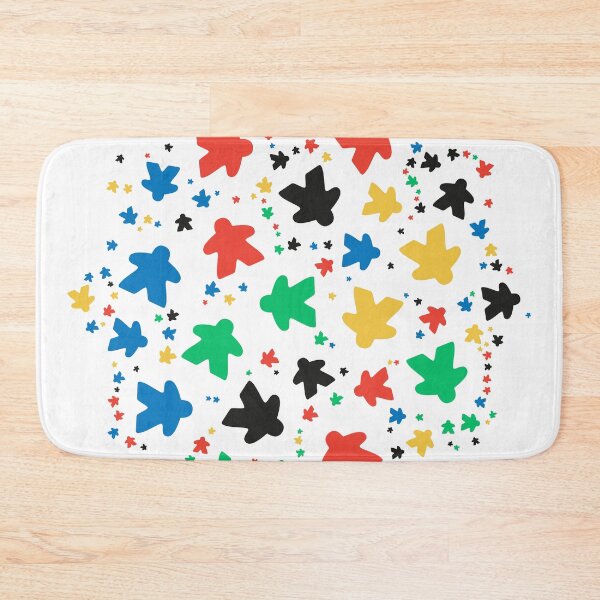 Item preview, Meeple Colorful Pattern Board Games designed and sold by pixeptional.