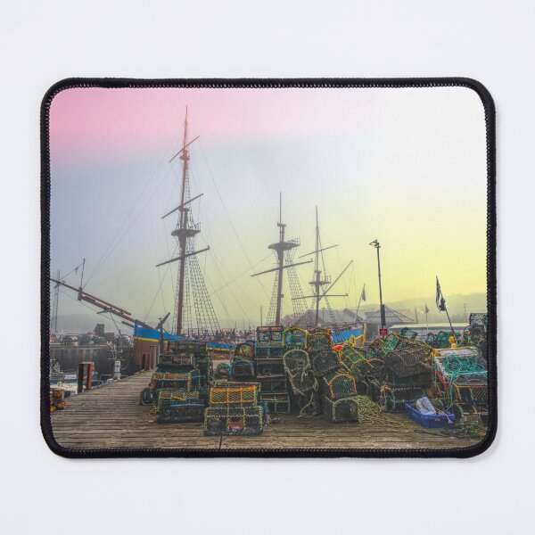 Item preview, Whitby Harbour Misty Morning  designed and sold by Alisonchambers2.