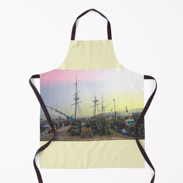 Item preview, Whitby Harbour Misty Morning designed and sold by Alisonchambers2.