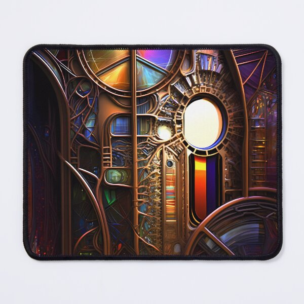 Item preview, “Cyberpunk Mosaic: Futuristic Circuit Art” designed and sold by Art-Vortex-fr.
