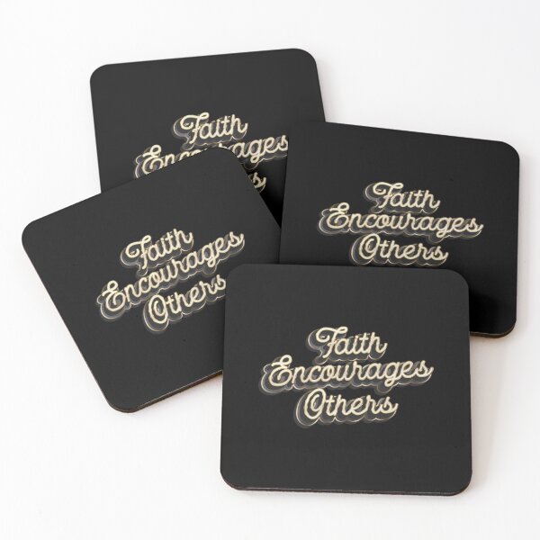 Item preview, Faith Encourages Others - Religion designed and sold by Whimsical  Thinker.