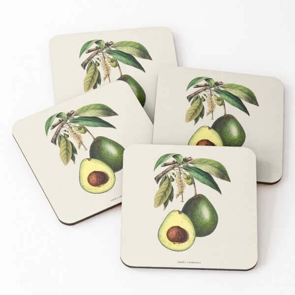 Item preview, Avocado Antique Botanical Illustration designed and sold by Antiquated Art.