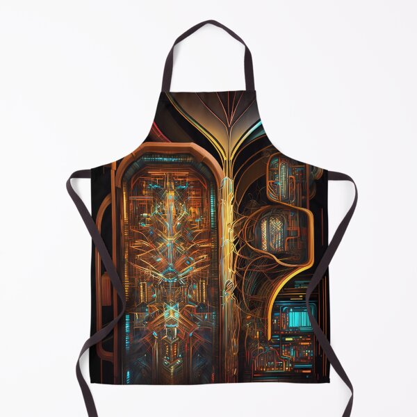 Item preview, “Cyberpunk Mosaic: Futuristic Circuit Art” designed and sold by Art-Vortex-fr.